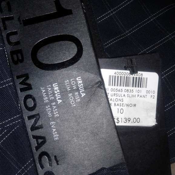 Club Monaco Pants - Club Monaco Women's dress pant Ursula low rise 10 Club Monaco Pants - Club Monaco Women's dress pant Ursula low rise 10